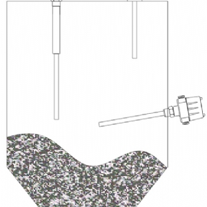 KMY505单棒振动式料位开关卫生型200mm