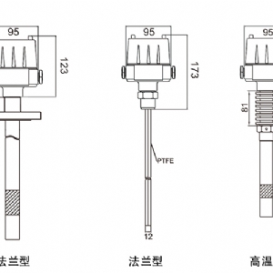 KMY601紧凑高温型电容液位开关